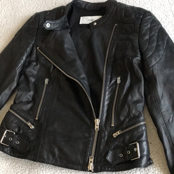 Closed Oakes leather moto jacket S - Picture 7 of 16